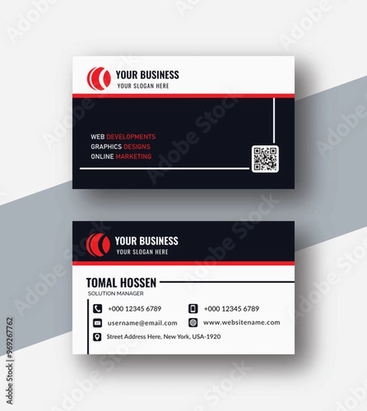 Obraz Modern Business card Design Templete