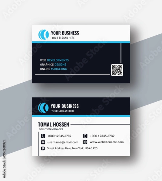 Obraz Modern Business card Design Templete