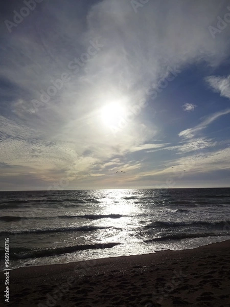 Obraz sunset at the beach