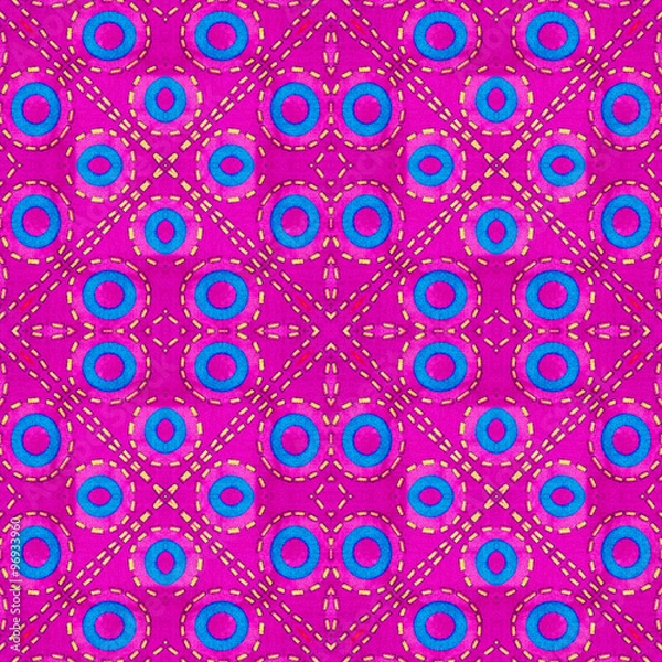 Fototapeta Background of Thai style fabric pattern