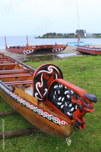 Obraz Maori boats