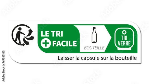 Obraz le tri plus facile  bouteille
