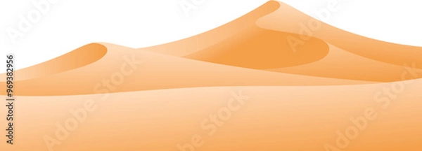 Obraz desert dune illustration