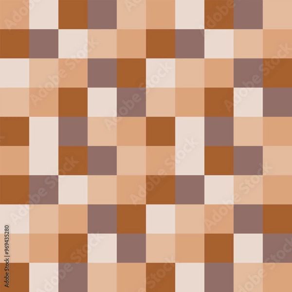 Fototapeta Simply abstract geometric seamless pattern  background