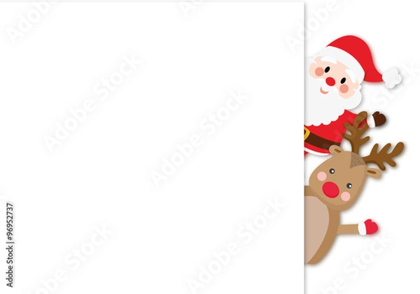 Fototapeta Xmas Banner Side