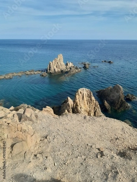 Obraz Rocks protruding from the sea 3