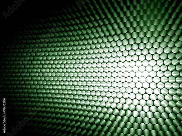 Obraz background green white balls