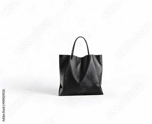 Obraz black shopping bag