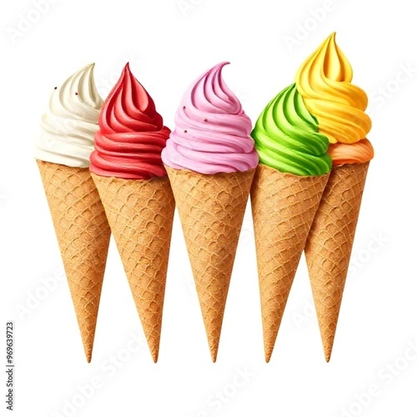 Obraz ice cream cones