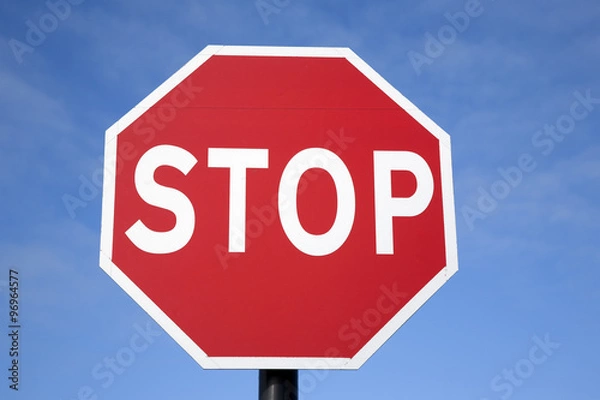 Fototapeta Red Stop Sign