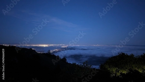 Fototapeta sunset over the sea