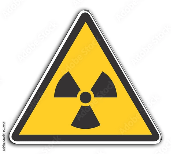 Fototapeta radioactive sign