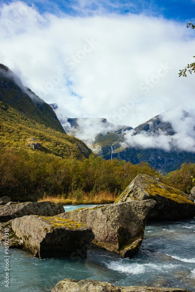 Fototapeta Briksdalsbreen, Briksdalsbreen