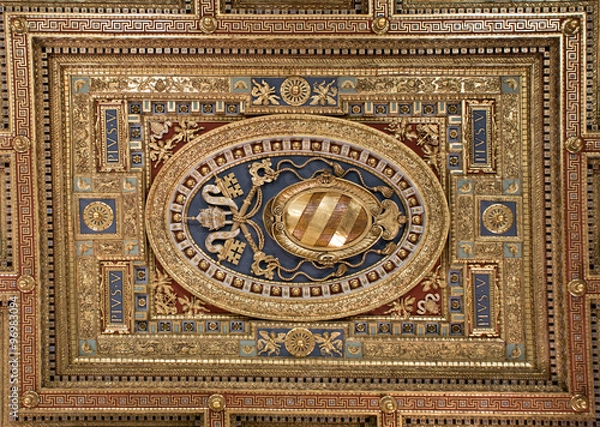 Fototapeta San Giovanni cathredal's ceiling