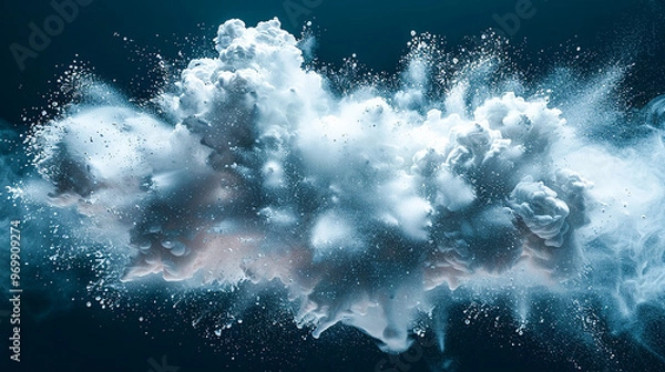 Fototapeta blue sky with clouds, background with clouds, blue sky with clouds, blue sky and clouds 