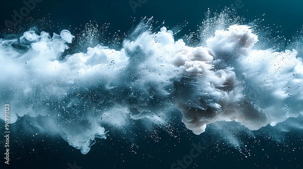 Fototapeta blue sky with clouds, background with clouds, blue sky with clouds, blue sky and clouds 