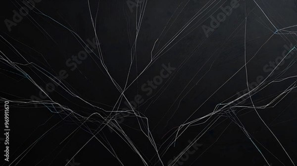 Fototapeta Minimalist Lines on Dark Background