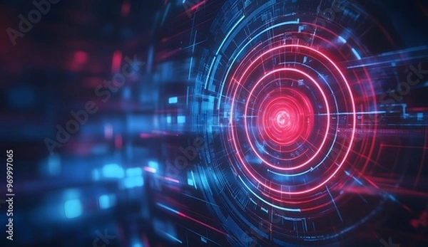 Obraz Businessman Protecting Dartboard