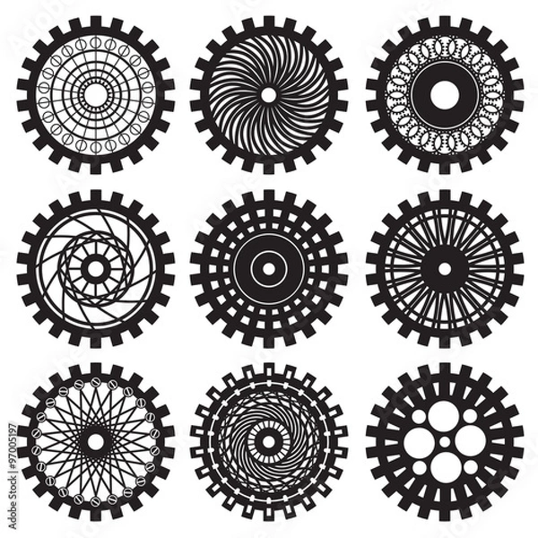 Fototapeta the steampunk gears