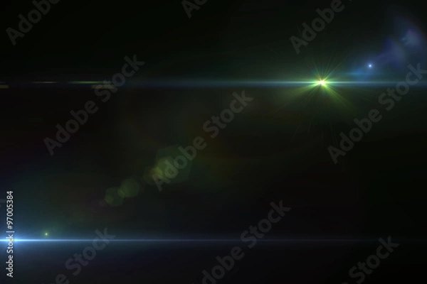 Fototapeta Lens flare effect