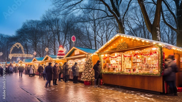 Obraz Christmas market 