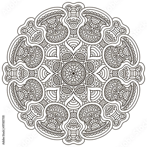 Obraz Vector round Mandala