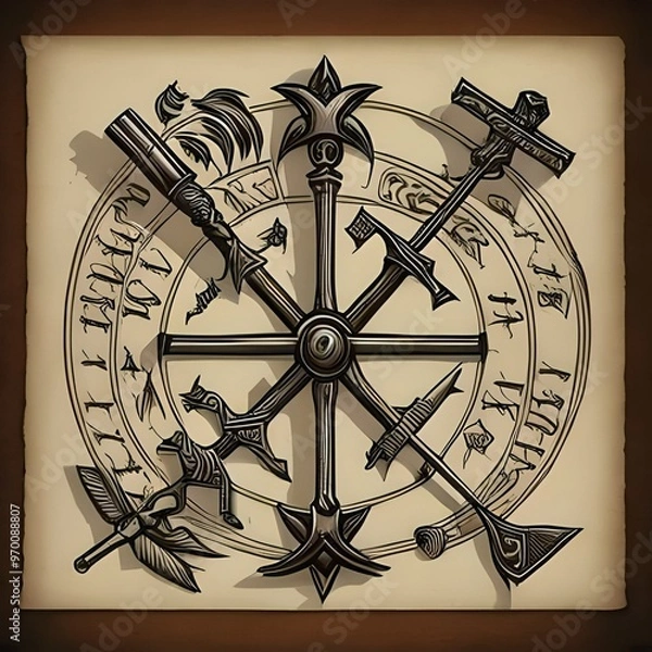 Obraz Nord relics, Generative ai