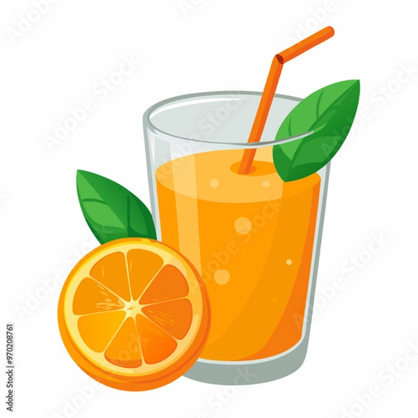 Obraz glass of orange juice