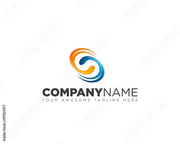 Fototapeta circle logo