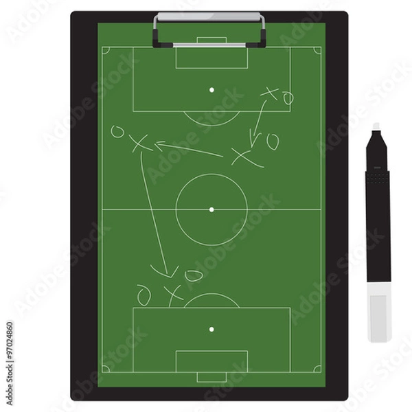 Obraz Soccer tactic