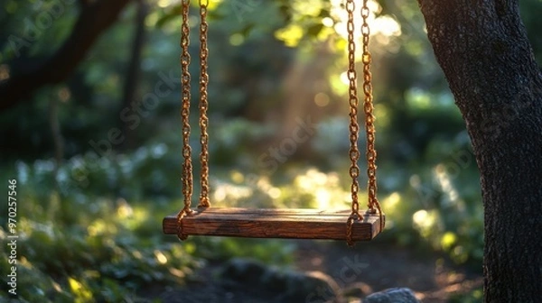 Fototapeta Swinging into tranquility