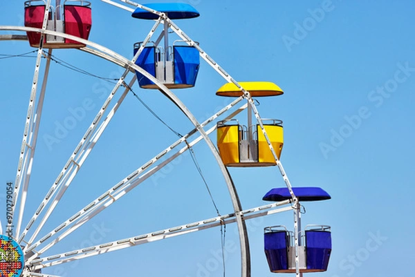 Obraz Carnival Ride at an Amusement Park