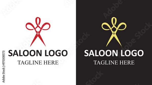 Fototapeta Vector Saloon cutting Design Fully Editable High Quality	