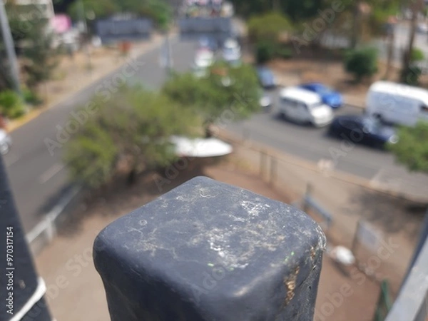 Obraz Bridge at a crossroads in the city, Puente en un cruce en la ciudad 582