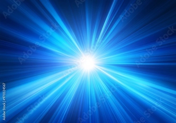 Fototapeta 青いグラデーションの背景