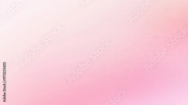 Fototapeta Soft pink grainy gradient background with subtle noise texture in light pastel tones, perfect for banners, backdrops, and designs requiring a gentle, soothing aesthetic