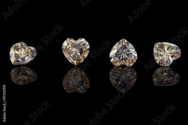 Fototapeta Gemstones background. Diamond