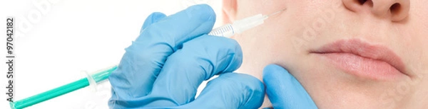 Obraz injection in face