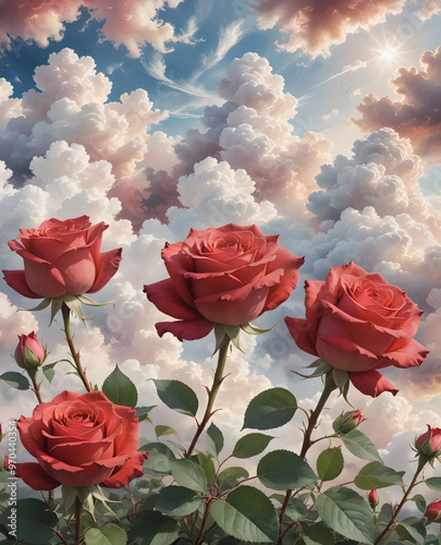 Obraz Beautiful Red Flowers