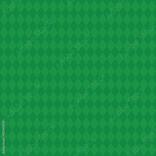 Fototapeta Green checker pattern background. Vector Illustration
