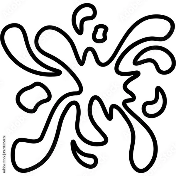 Obraz Splash Zone Icon