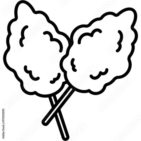Obraz Cotton Candy Icon