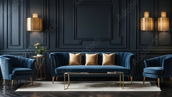 Fototapeta modern living room