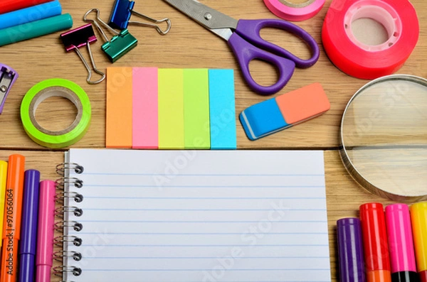 Obraz  School accessories