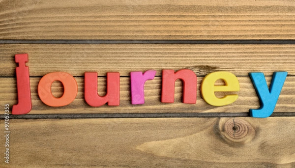 Fototapeta Journey word