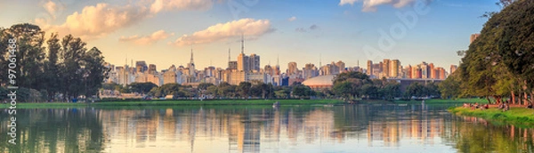 Obraz Panoramę Sao Paulo z parku Ibirapuera