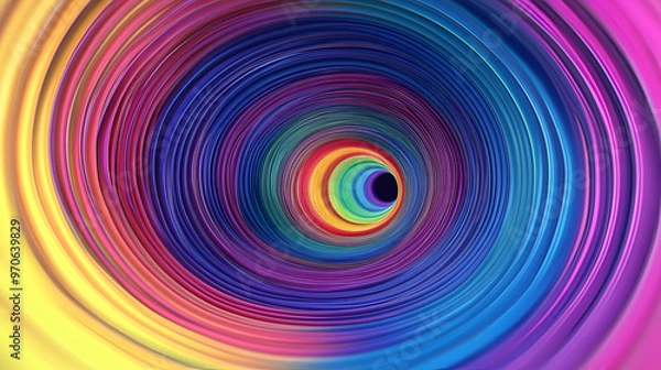 Fototapeta modern blue and purple neon light moving high speed background, Modern futuristic abstract background with colorful bright multicolor lines