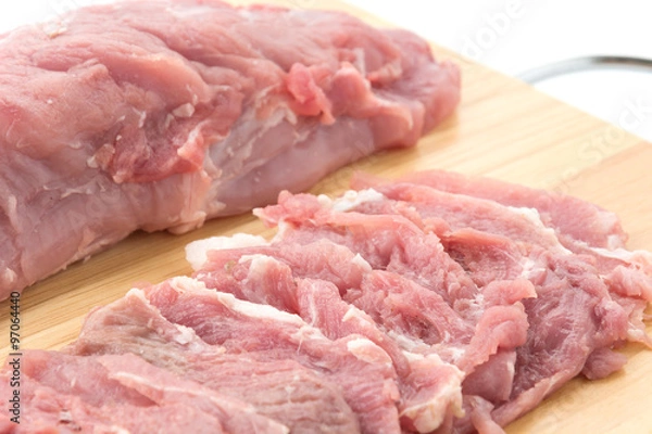 Fototapeta slice pork