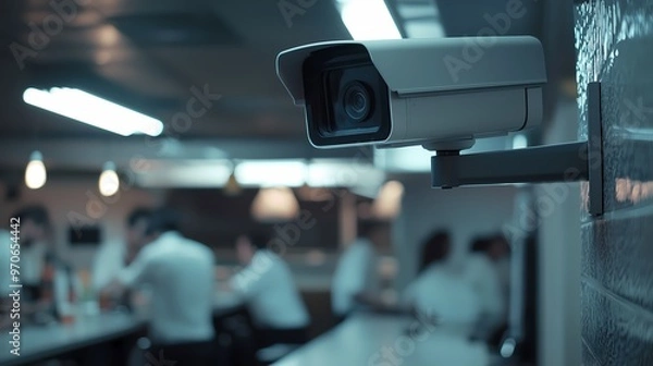 Obraz Security Camera in a Restaurant.