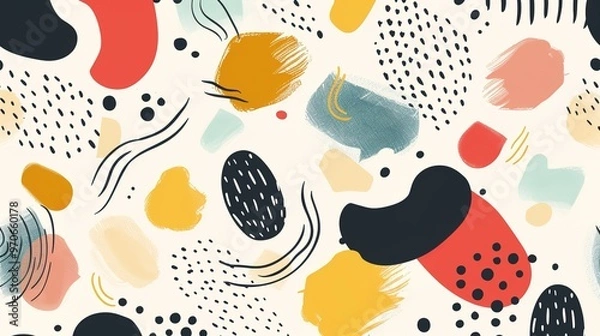 Fototapeta Abstract shape pattern wallpaper